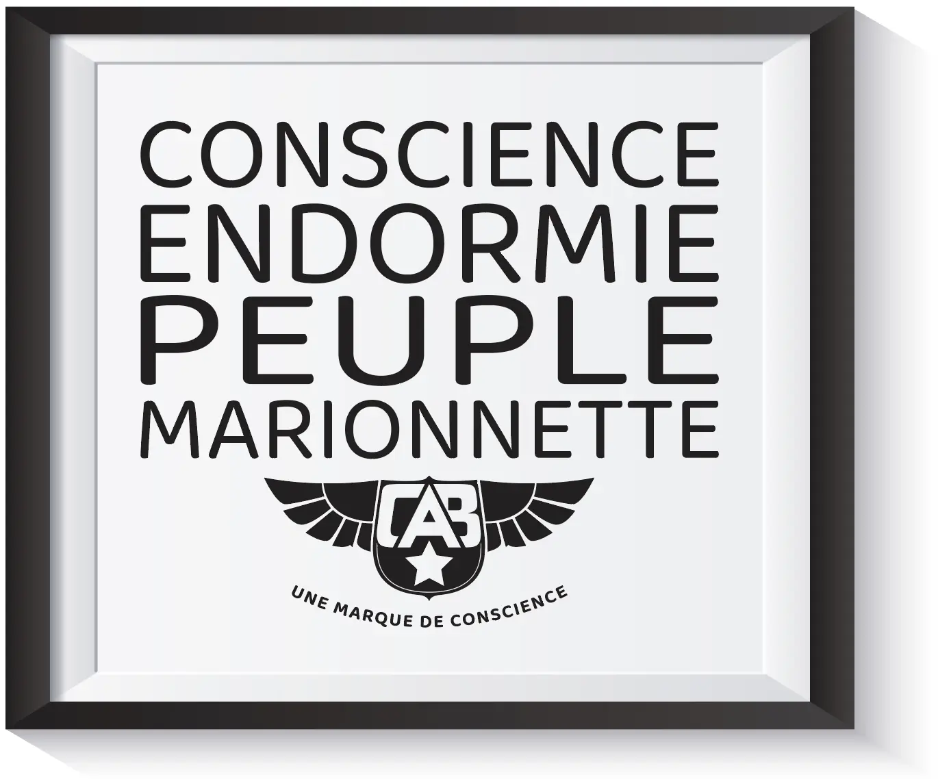 Conscience endormie peuple marionnette