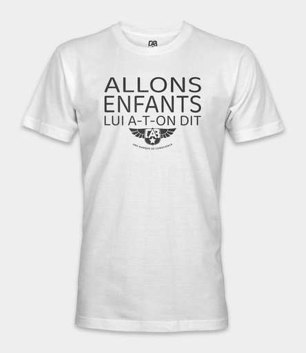 Allons enfants lui a-t-on dit.